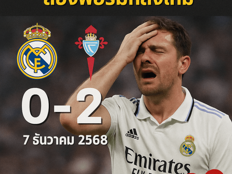 แฟนราชันช็อก! บทเรียนราคาแพงในวันแพ้คาบ้าน: ส่องฟอร์มหลังเกม เรอัลมาดริด พบ เซลต้า พร้อมลุ้นรวยกับ 1xBET ในศึกแชมเปี้ยนส์ลีก