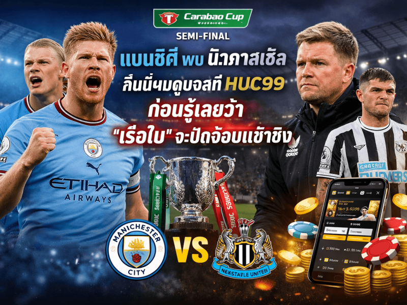 แมนซิตี พบ นิวคาสเซิล : คืนนี้ผมดูบอลที่ HUC99 ก่อนรู้เลยว่า “เรือใบ” จะปิดจ๊อบเข้าชิง